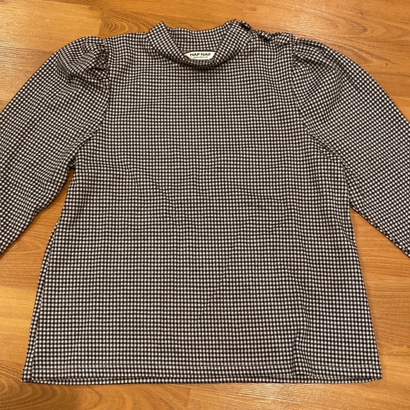 NAF NAF black and white blouse from 2020 - Picture 4 of 6